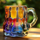 Taza Artesanal con Diseño de Guitarra en 3D