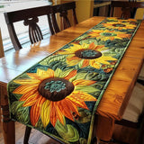 Camino de mesa acolchado – Jardín de Girasoles