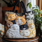 Bolsa Artesanal Acolchado - Gatitos Dormilones