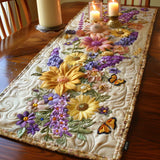 Camino de mesa acolchado – Jardín Floral