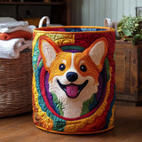 Cesto de Ropa Acolchado – Corgi (con asas)