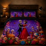 Juego de cama – Calaveras Divertidas (3 piezas)