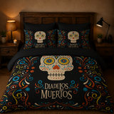 Juego de cama – Día de los Muertos Clásico (3 piezas)