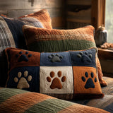 Funda de cojín – Patitas de Perro