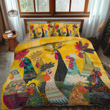 Juego de cama – Gallo Matutino (3 piezas)